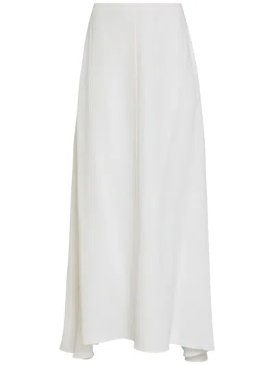 Uma Raquel Davidowicz Textured Midi Skirt In White