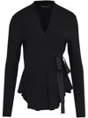 Uma Raquel Davidowicz V-neck Cardigan In Black