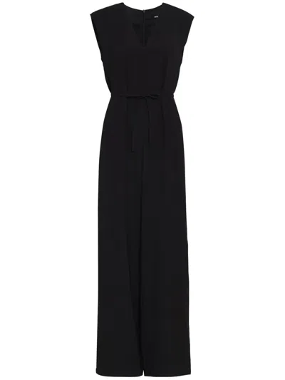 Uma Raquel Davidowicz V-neck Jumpsuit In ブラック