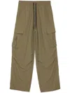 Uma Raquel Davidowicz Yuval Robichek Patchwork Cargo Trousers In Green