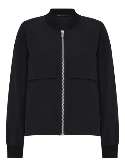 Uma Raquel Davidowicz Zip-fastening Patch-pocket Jacket In Black