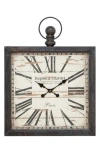 Uma Square Wall Clock In Black