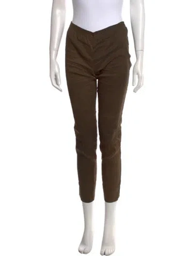 Pre-owned Uma Wang 2019 Skinny Leg Pants In Brown