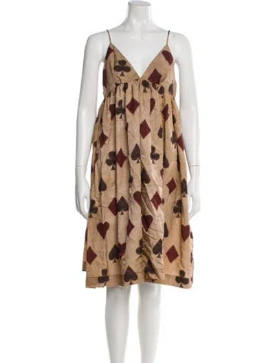 Pre-owned Uma Wang 2021 Knee-length Dress In Neutral