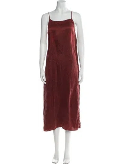 Pre-owned Uma Wang 2023 Midi Length Dress In Red