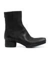 Uma Wang High Ballet Ankle Boots In Black