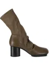 Uma Wang High-heeled Ankle Boots In Green