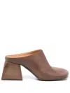 Uma Wang 70mm Stone Mules In Brown