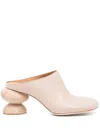 Uma Wang 75mm Stone Mules In Neutral