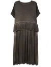 Uma Wang Abril Dress In Brown