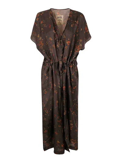 Uma Wang Acre Dress In Brown