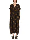 Uma Wang Acrid Midi Dress In Brown