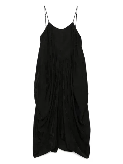 Uma Wang Adley Maxi Dress In Black