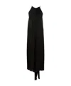 Uma Wang Adore Draped Patterned-jacquard Midi Dress In Black