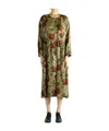 Uma Wang Pomegranate-print Midi Dress In Green