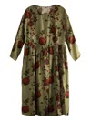 Uma Wang Pomegranate-print Midi Dress In Multi