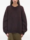 Uma Wang Alpaca Wool-blend Jumper In Brown