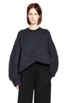 Uma Wang Alpaca Wool Sweater In Gray