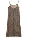 Uma Wang Anaya Dress Woman Grey In 灰色