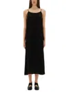 Uma Wang Black Viscose Blend Anaya Dress