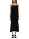Uma Wang Black Viscose Blend Anaya Dress