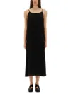 Uma Wang Black Viscose Blend Anaya Dress