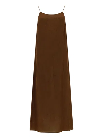Uma Wang Anaya Dress In Brown