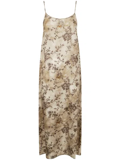 UMA WANG ANAYA DRESS BY UMA WANG,UW5084 096 UW128 DIRTY WHITE GREY