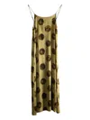 Uma Wang Spaghetti Strap Dress In Green