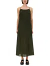 Uma Wang Anaya Dress In Military Green