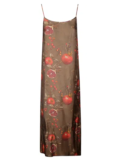 Uma Wang Anaya Dress In Brown