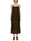 Uma Wang Anaya Dress Woman Gbrown In Multicolour