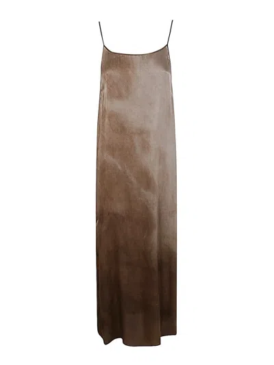 Uma Wang Strapped Anaya Dress In Multicolor