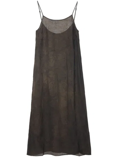 Uma Wang Anya Dress Clothing In Brown