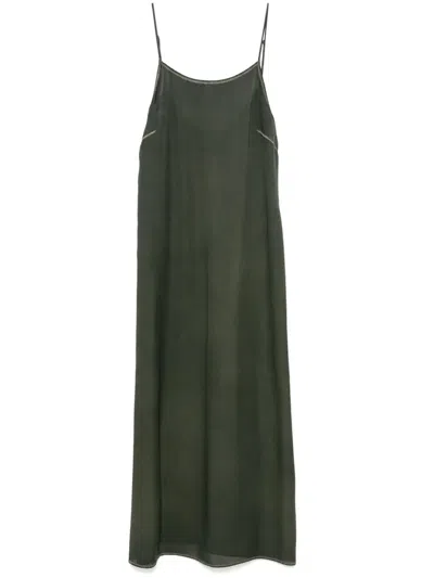 Uma Wang Anaya Maxi Dress In Green