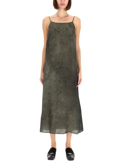 Uma Wang "anaya" Midi Dress In Green