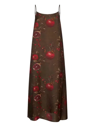 UMA WANG UMA WANG ANAYA PRINTED MIDI DRESS