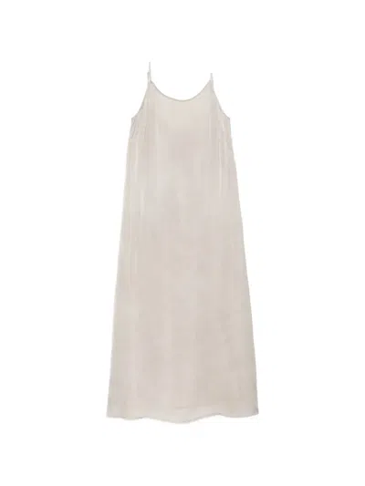 Uma Wang Anaya Spaghetti-strap Dress In Neutral