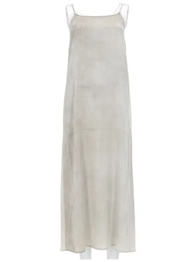 Uma Wang Anaya Square Neck Dress In White