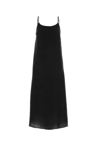 Uma Wang Anaya Viscose-blend Dress In Yellow