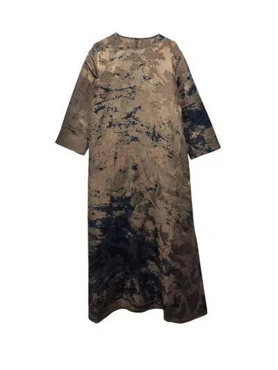 Uma Wang Apostte Dress In Brown