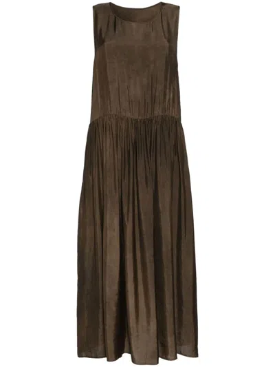 Uma Wang Ardal Dress In Green