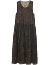 Uma Wang Ardal Dress Woman Tobacco In Brown