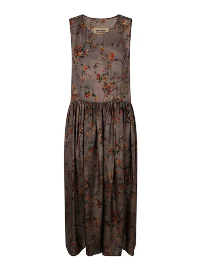 Uma Wang Ardal Dress In Grey