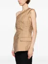 Uma Wang Asymmetric Mini Dress