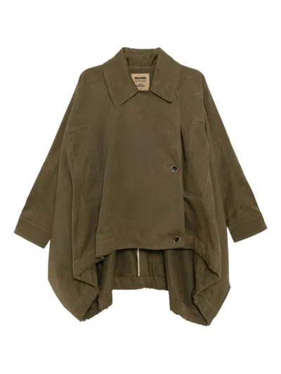UMA WANG UMA WANG ASYMMETRICAL DOUBLE-BREASTED COAT