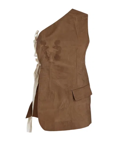 UMA WANG ASYMMETRICAL VEST