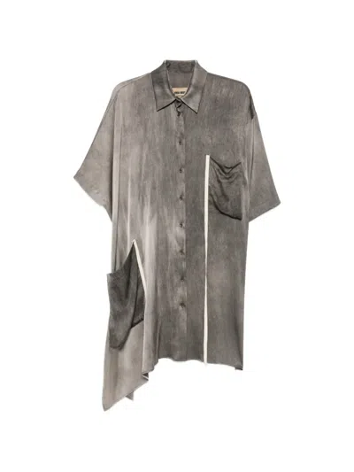 Uma Wang Silk Shirt With Elegant Cut For Women In White