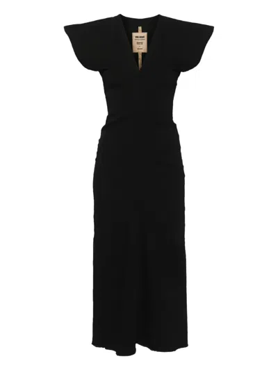 Uma Wang Audition Midi Dress In Black