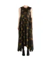 Uma Wang Black Viscose Dress In Brown